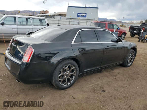 2013 Chrysler 300 with VIN 2C3CCAGG5DH703709, listed as a Copart auction lot 47603655 with 134,636 mi miles and Salvage Title. Bid and sale history available at carsss.com. Image 3.