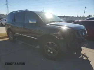 2014 Nissan Armada Platinum z VIN 5N1BA0NF8EN610303, wystawiony jako Copart lot #80653974 z przebiegiem 119 723 mil mil oraz Szkoda całkowita • Salvage title. Historia ofert i sprzedaży dostępna na DreamBid. Obrazek 4.