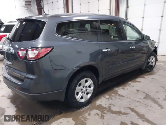 2013 Chevrolet Traverse LS with VIN 1GNKVFED2DJ239436, listed as a IAAI auction lot 41116589 with 120,161 mi miles and . Bid and sale history available at DreamBid. Image 4.