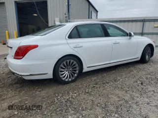 2019 Genesis G90 Ultimate with VIN KMHG54JH0KU052649, listed as a Copart auction lot 54071035 with 126,082 mi miles and Clean Title. Bid and sale history available at DreamBid. Image 3.