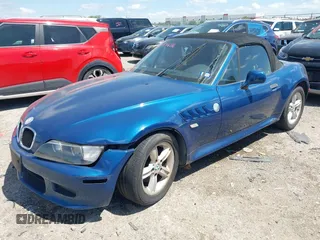 2000 BMW Z3 2.5 with VIN 4USCH9347YLF85613, listed as a IAAI auction lot 42194616 with 89,861 mi miles and . Bid and sale history available at DreamBid. Image 2.