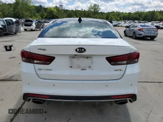 2016 Kia Optima SXL Turbo with VIN 5XXGV4L21GG015880, listed as a Copart auction lot 56623315 with 134,632 mi miles and Salvage title. Bid and sale history available at DreamBid. Image 6.