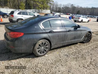 2019 BMW 5 Series 530e xDrive with VIN WBAJB1C56KB375178, listed as a Copart auction lot 46592325 with 114,419 mi miles and Salvage title. Bid and sale history available at DreamBid. Image 3.