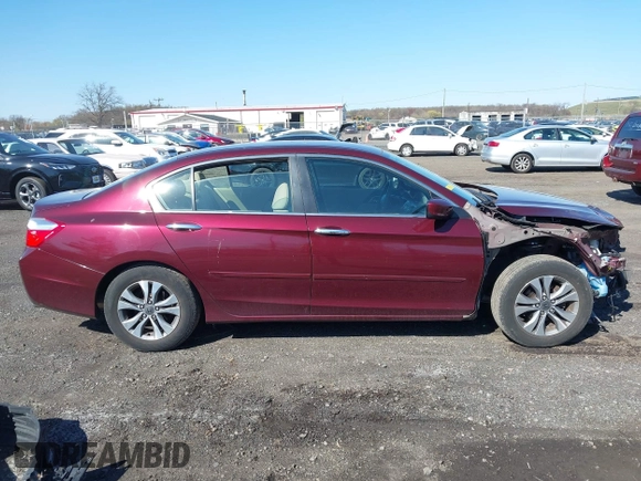 2014 Honda Accord LX with VIN 1HGCR2F34EA308629, listed as a IAAI auction lot 41976263 with 74,329 mi miles and . Bid and sale history available at carsss.com. Image 14.