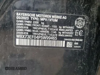 2023 BMW X1 xDrive28i z VIN WBX73EF04P5W99465, wystawiony jako Copart lot #55800655 z przebiegiem 53 799 mil mil oraz Tytuł czysty. Historia ofert i sprzedaży dostępna na DreamBid. Obrazek 13.