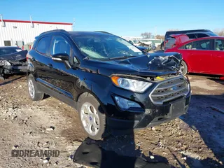 2021 Ford EcoSport SE with VIN MAJ3S2GE1MC442350, listed as a IAAI auction lot 41002842 with 54,973 mi miles and . Bid and sale history available at carsss.com. Image 1.