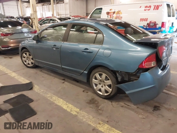 2008 Honda Civic LX z VIN 1HGFA16558L069455, wystawiony jako IAAI lot #41623815 z przebiegiem 205 009 mil mil oraz . Historia ofert i sprzedaży dostępna na DreamBid. Obrazek 3.