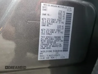 2024 Infiniti QX60 Luxe с VIN 5N1DL1FS6RC348898, выставлен на аукционе Copart как лот 42557015 с пробегом 9 910 миль миль и Списание • Salvage title. История ставок и продаж доступна на DreamBid. Изображение 14.