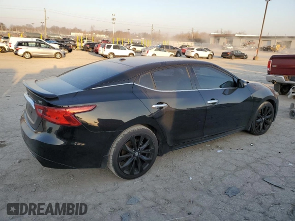 2017 Nissan Maxima SV with VIN 1N4AA6AP0HC420843, listed as a Copart auction lot 49040375 with 48,884 mi miles and Salvage Title. Bid and sale history available at DreamBid. Image 3.