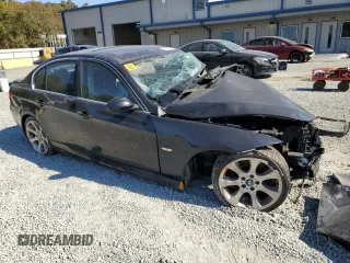 2006 BMW 3 Series 330i with VIN WBAVB33566KS32766, listed as a Copart auction lot 75743464 with 0 mi miles and Salvage Title. Bid and sale history available at carsss.com. Image 4.