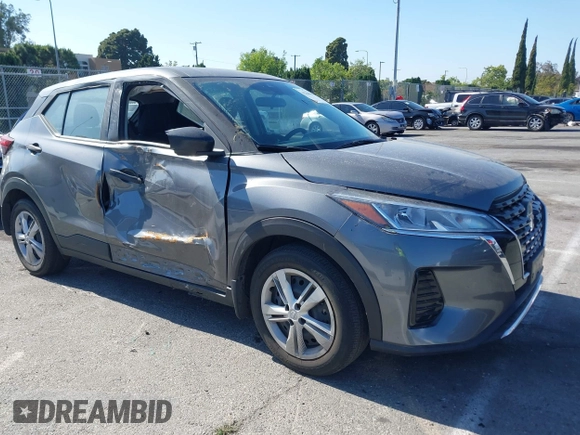 2021 Nissan Kicks S with VIN 3N1CP5BV2ML528505, listed as a IAAI auction lot 42206862 with 44,081 mi miles and . Bid and sale history available at DreamBid. Image 1.