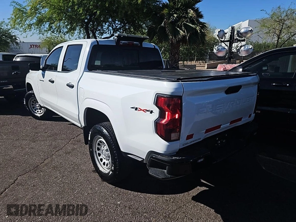 2023 Chevrolet Colorado 4WD Work Truck with VIN 1GCGTBEC2P1200144, listed as a IAAI auction lot 42667360 with 29,151 mi miles and . Bid and sale history available at DreamBid. Image 6.