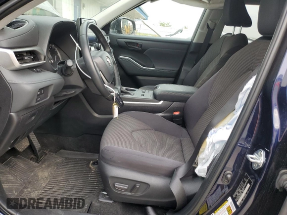 2023 Toyota Highlander L with VIN 5TDKDRAHXPS516623, listed as a Copart auction lot 77443144 with 39,669 mi miles and Clean title. Bid and sale history available at DreamBid. Image 7.
