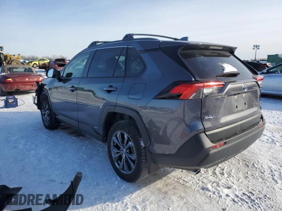 2023 Toyota RAV4 Hybrid XLE Premium with VIN JTMB6RFV8PD082318, listed as a Copart auction lot 45563635 with 36,433 mi miles and Salvage Title. Bid and sale history available at carsss.com. Image 2.