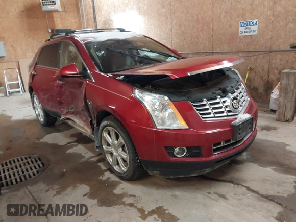 2015 Cadillac SRX Premium Collection with VIN 3GYFNGE34FS629506, listed as a IAAI auction lot 41380586 with 186,672 mi miles. Bid and sale history available at carsss.com. Image 1.