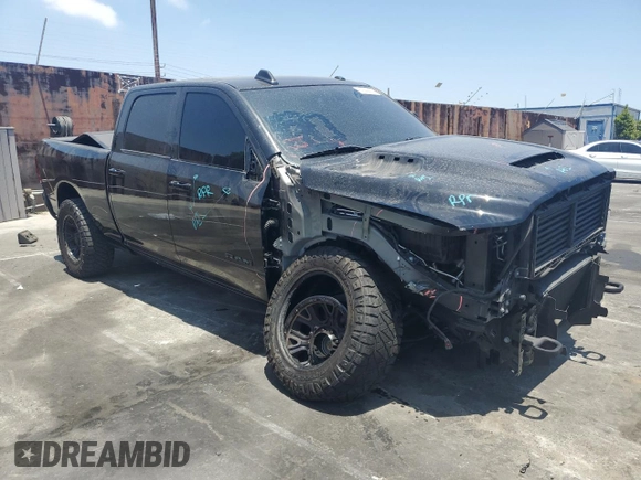 2023 Ram 2500 Laramie with VIN 3C6UR5FL9PG519650, listed as a Copart auction lot 61636815 with 39,335 mi miles and Salvage title. Bid and sale history available at DreamBid. Image 4.