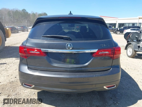 2015 Acura MDX Tech Pkg with VIN 5FRYD3H44FB002147, listed as a IAAI auction lot 41832079 with 1 mi miles. Bid and sale history available at carsss.com. Image 15.