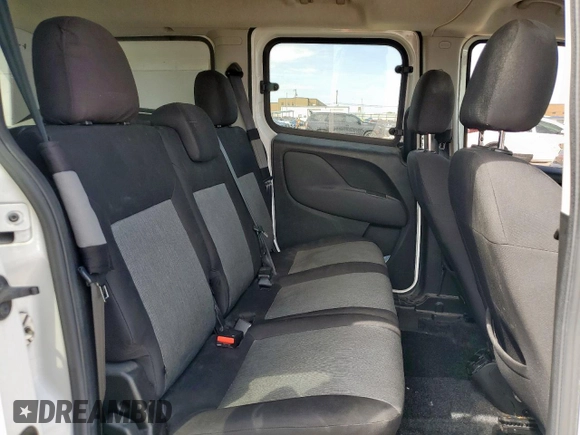 2015 Ram ProMaster City Cargo Tradesman SLT with VIN ZFBERFBT2F6A44762, listed as a Copart auction lot 50658715 with 129,738 mi miles and Clean Title. Bid and sale history available at DreamBid. Image 10.