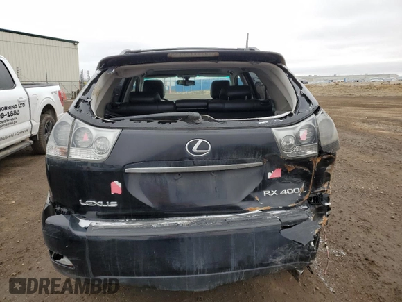 2006 Lexus RX 400h with VIN JTJHW31U160049363, listed as a Copart auction lot 51073775 with 312,625 mi miles and Salvage Title. Bid and sale history available at DreamBid. Image 6.
