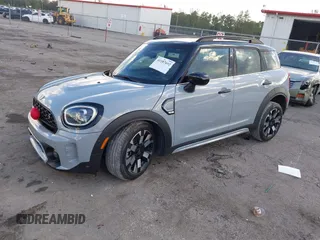 2024 MINI Countryman Cooper S with VIN WMZ53BR01R3R51959, listed as a IAAI auction lot 41187692 with 7,177 mi miles and . Bid and sale history available at DreamBid. Image 2.