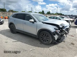 2022 Mazda CX-9 Touring Plus with VIN JM3TCBAY0N0611407, listed as a Copart auction lot 43729075 with 45,807 mi miles and Non Repairable. Bid and sale history available at carsss.com. Image 4.