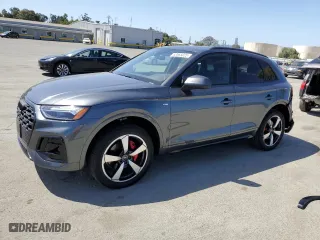 2024 Audi Q5 S line Premium Plus with VIN WA1EAAFY3R2004982, listed as a Copart auction lot 53565025 with 15,567 mi miles and Salvage Title. Bid and sale history available at carsss.com. Image 1.