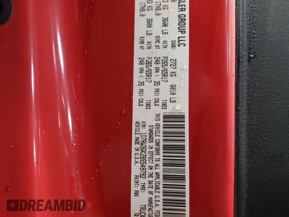 2011 Ram Dakota Big Horn with VIN 1D7RW3GK2BS549792, listed as a Copart auction lot 83553434 with 73,699 mi miles and Salvage Title. Bid and sale history available at DreamBid. Image 13.