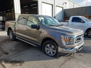 2021 Ford F-150 XL with VIN 1FTFW1E88MKE24484, listed as a IAAI auction lot 41655048 with 60,057 mi miles. Bid and sale history available at carsss.com. Image 1.