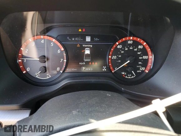 2021 Nissan Titan Pro-4X with VIN 1N6AA1EDXMN527133, listed as a Copart auction lot 49719625 with 45,230 mi miles and Salvage title. Bid and sale history available at DreamBid. Image 9.