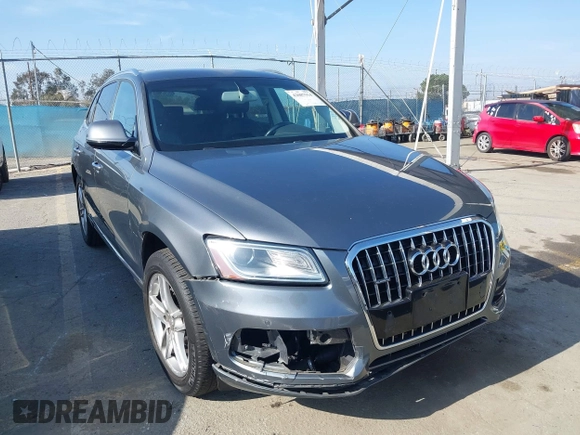2015 Audi Q5 Premium Plus with VIN WA1LFAFP3FA100046, listed as a IAAI auction lot 42087914 with 67,260 mi miles and . Bid and sale history available at DreamBid. Image 1.