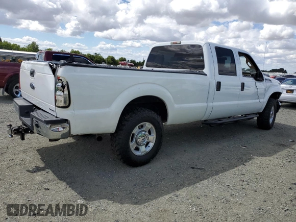 2016 Ford F-250 Lariat with VIN 1FT7W2B69GED14222, listed as a Copart auction lot 56658305 with Not provided miles and Salvage title. Bid and sale history available at DreamBid. Image 3.