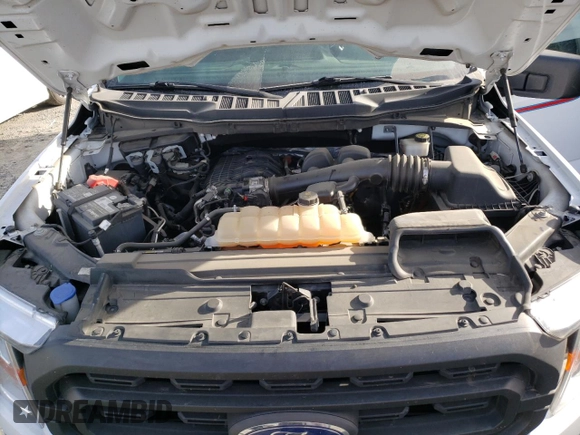 2021 Ford F-150 XL with VIN 1FTEX1CB0MKD56317, listed as a Copart auction lot 75570484 with 72,512 mi miles and Salvage title. Bid and sale history available at DreamBid. Image 11.