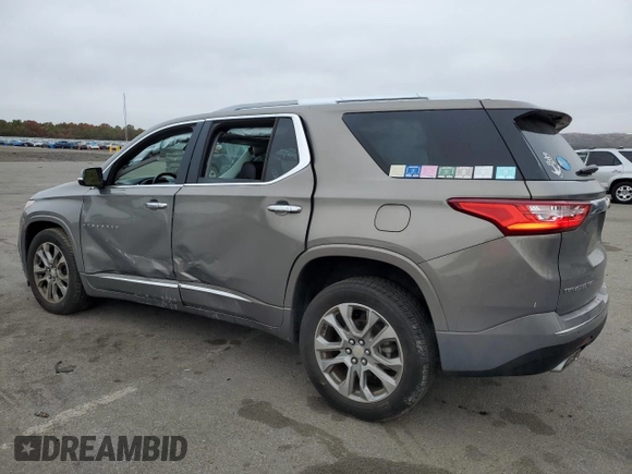 2018 Chevrolet Traverse Premier with VIN 1GNEVJKW4JJ207735, listed as a Copart auction lot 75886684 with 49,821 mi miles and Salvage Title. Bid and sale history available at carsss.com. Image 2.