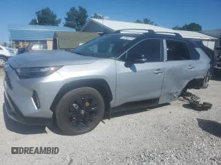 2024 Toyota RAV4 Hybrid XSE with VIN 2T3E6RFVXRW078872, listed as a Copart auction lot 57592315 with 20,502 mi miles and Salvage title. Bid and sale history available at DreamBid. Image 1.