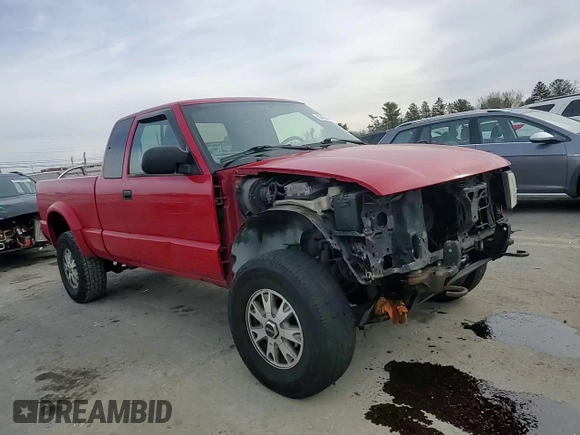 2002 GMC Sonoma SLS with VIN 1GTCT19W628201276, listed as a Copart auction lot 80494294 with 248,850 mi miles and Salvage Title. Bid and sale history available at carsss.com. Image 10.