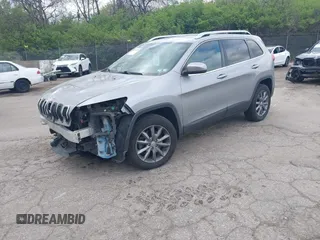 2015 Jeep Cherokee Limited with VIN 1C4PJMDS4FW650454, listed as a IAAI auction lot 42044380 with 123,837 mi miles. Bid and sale history available at carsss.com. Image 2.