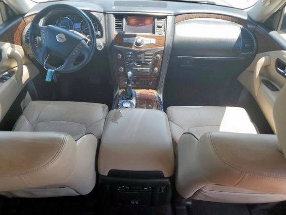 2017 Nissan Armada Platinum z VIN JN8AY2NF4H9303560, wystawiony jako Copart lot #59197835 z przebiegiem 170 261 mil mil oraz Czysty tytuł • Clean title. Historia ofert i sprzedaży dostępna na DreamBid. Obrazek 8.