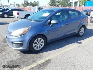 2016 Kia Rio LX with VIN KNADM4A32G6648191, listed as a IAAI auction lot 41925984 with 187,116 mi miles. Bid and sale history available at carsss.com. Image 2.