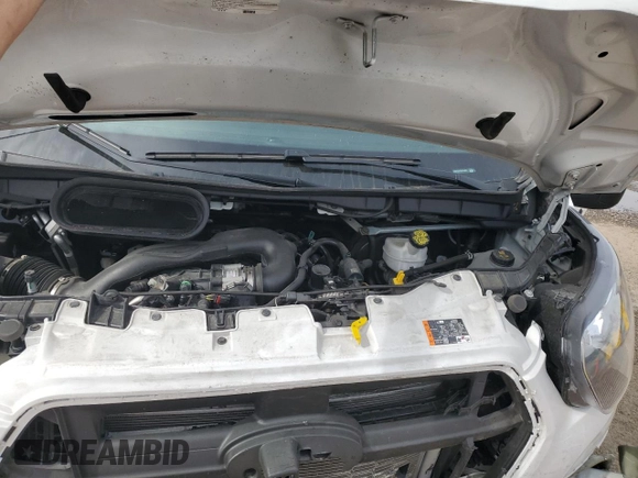 2023 Ford Transit Cargo with VIN 1FTBR2C84PKB15484, listed as a Copart auction lot 50737605 with 15,881 mi miles and Salvage title. Bid and sale history available at DreamBid. Image 12.