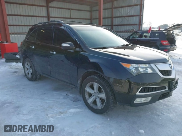 2011 Acura MDX with VIN 2HNYD2H2XBH535547, listed as a IAAI auction lot 41605574 with 243,684 mi miles. Bid and sale history available at carsss.com. Image 1.