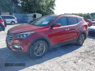 2017 Hyundai Santa Fe 2.4L with VIN 5XYZUDLBXHG397691, listed as a IAAI auction lot 42687035 with 115,563 mi miles and . Bid and sale history available at DreamBid. Image 2.