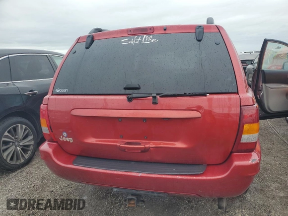 2002 Jeep Grand Cherokee Limited with VIN 1J4GX58S12C166326, listed as a Copart auction lot 76040724 with Not Provided miles and Salvage Title. Bid and sale history available at DreamBid. Image 6.