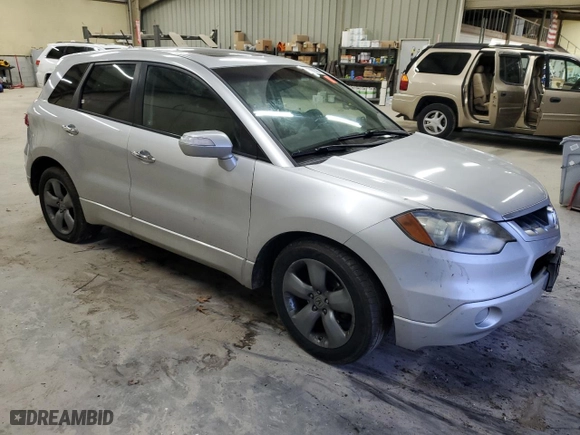 2007 Acura RDX with VIN 5J8TB18257A002545, listed as a Copart auction lot 89092305 with 182,051 mi miles and Salvage Title. Bid and sale history available at carsss.com. Image 4.