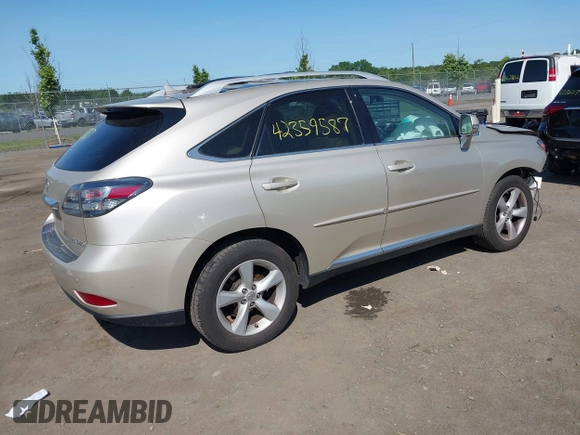 2012 Lexus RX 350 with VIN 2T2BK1BA1CC143298, listed as a IAAI auction lot 42359587 with 165,176 mi miles and . Bid and sale history available at DreamBid. Image 4.
