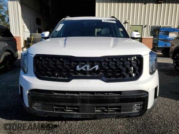 2024 Kia Telluride SX X-Line with VIN 5XYP5DGC6RG508522, listed as a Copart auction lot 81032314 with 14 mi miles and Salvage Title. Bid and sale history available at carsss.com. Image 5.