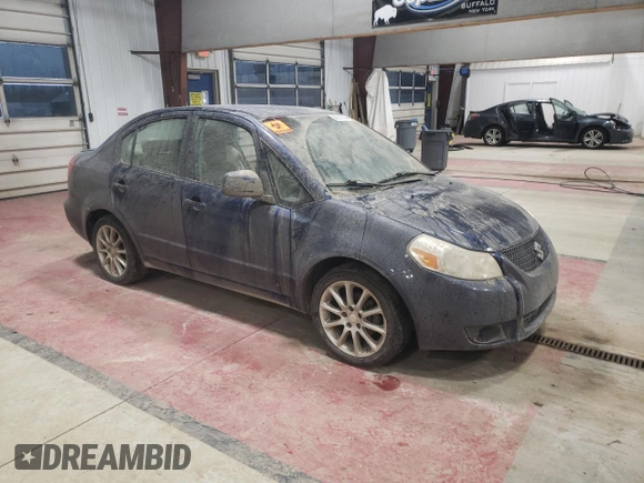 2011 Suzuki SX4 LE with VIN JS2YC5A20B6304734, listed as a Copart auction lot 87377154 with 190,761 mi miles and Salvage Title. Bid and sale history available at carsss.com. Image 4.