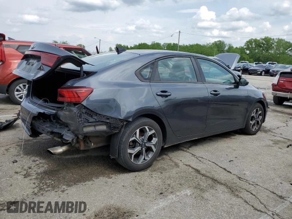 2019 Kia Forte LXS with VIN 3KPF24AD3KE041293, listed as a Copart auction lot 54855465 with 167,155 mi miles and Salvage title. Bid and sale history available at DreamBid. Image 3.