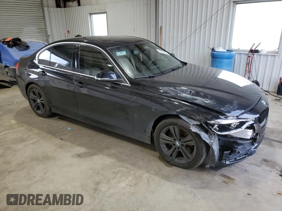 2018 BMW 3 Series 330i with VIN WBA8B9G56JNU98063, listed as a Copart auction lot 48202215 with 38,782 mi miles and Salvage title. Bid and sale history available at DreamBid. Image 4.