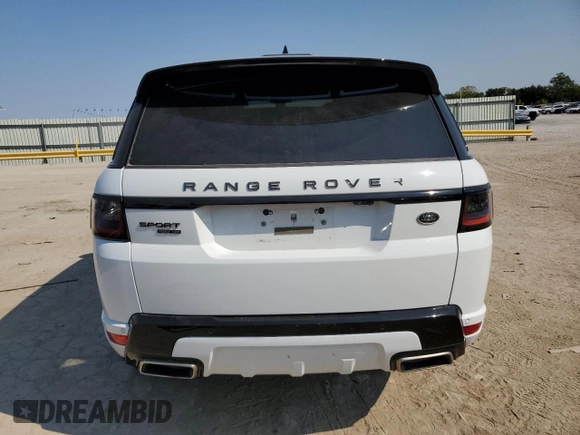 2022 Land Rover Range Rover Sport HSE Dynamic with VIN SALWR2SE8NA241979, listed as a Copart auction lot 75308124 with 46,058 mi miles and Salvage Title. Bid and sale history available at DreamBid. Image 6.
