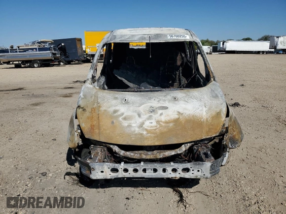 2014 Ford Transit Connect XLT with VIN NM0GS9F73E1154878, listed as a Copart auction lot 56160255 with Not provided miles and Salvage title. Bid and sale history available at DreamBid. Image 5.